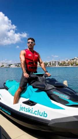 Alex Sanchez Operations Manager and jet ski instructor at jetski.club Ibiza